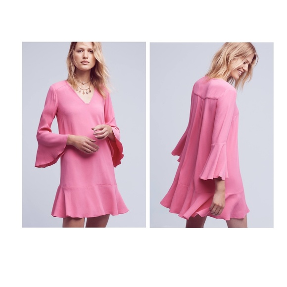 Anthropologie Bell-Sleeve Shift dress - Picture 3 of 8